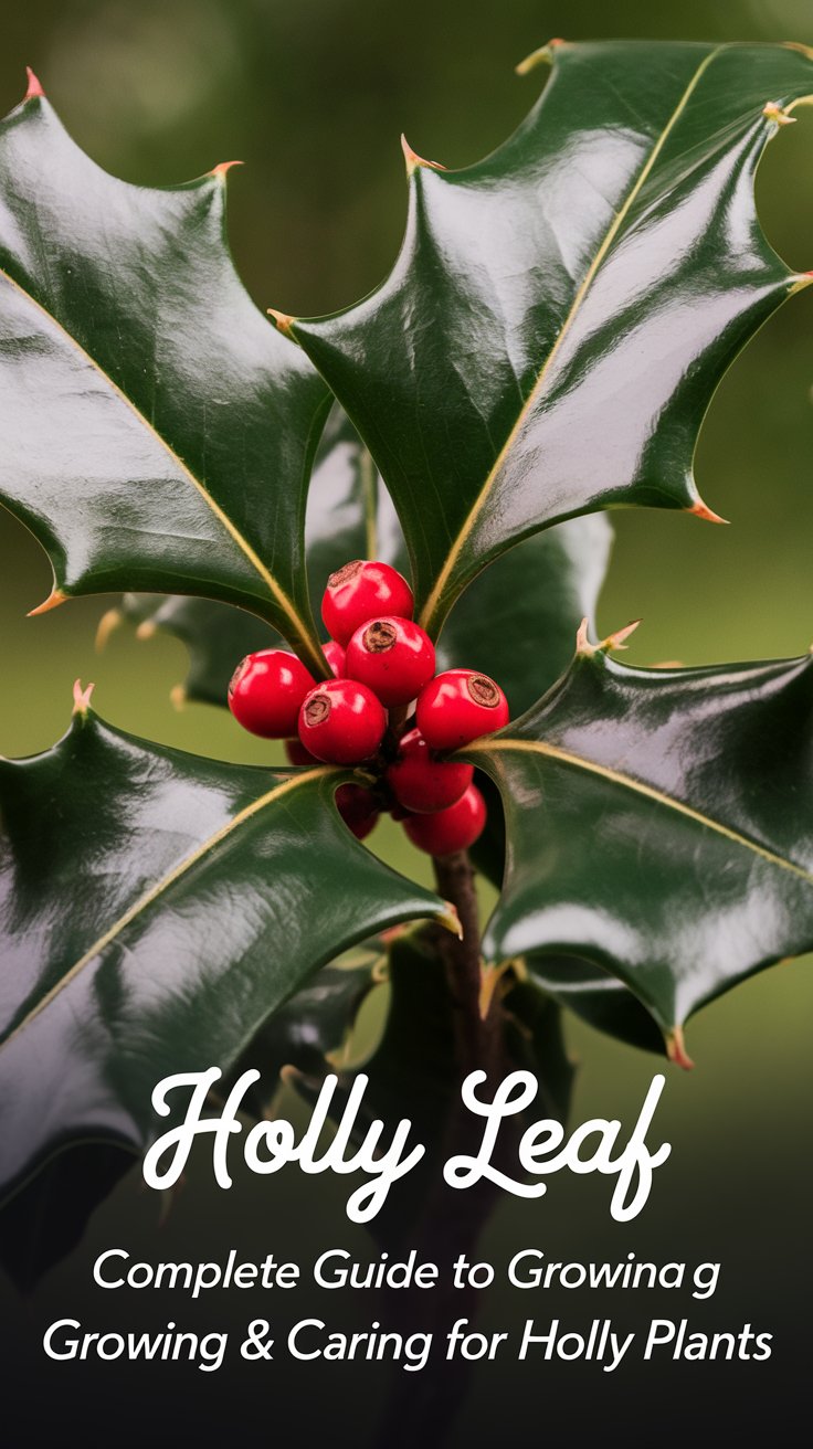 Holly Leaf The Ultimate Guide to Growing and Caring for Holly Plants