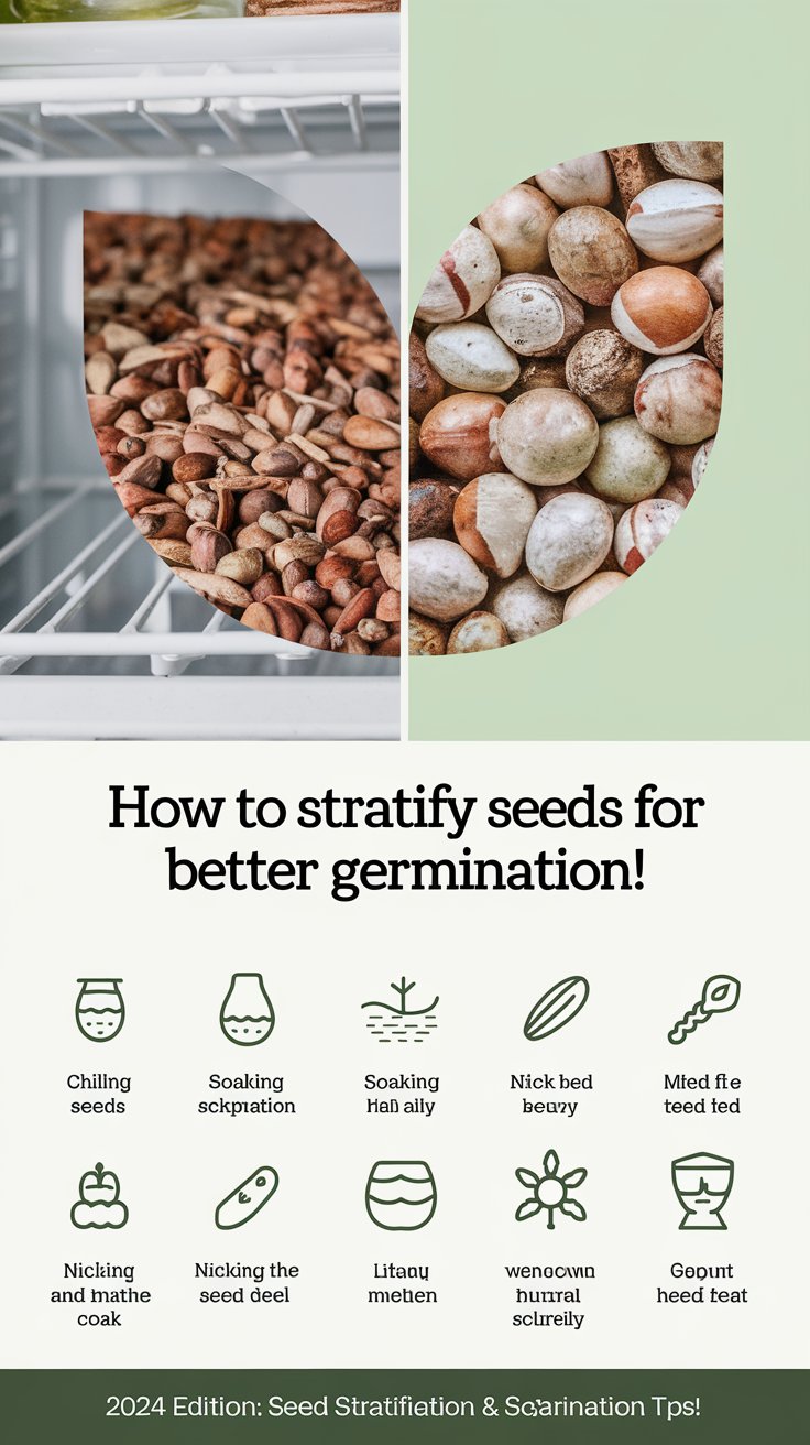 A guide on seed stratification and scarification techniques for optimal germination in 2024.