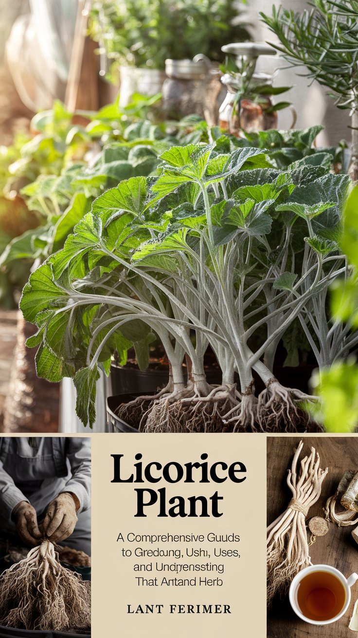 Licorice Plant (Helichrysum petiolare) is a trailing perennial known for its silvery, velvety leaves and its ability to thrive in full sun, often used in hanging baskets or as ground cover.