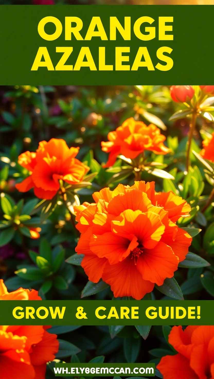 Orange Azaleas: Your Complete Guide to Growing and Caring for These Stunning Shrubs