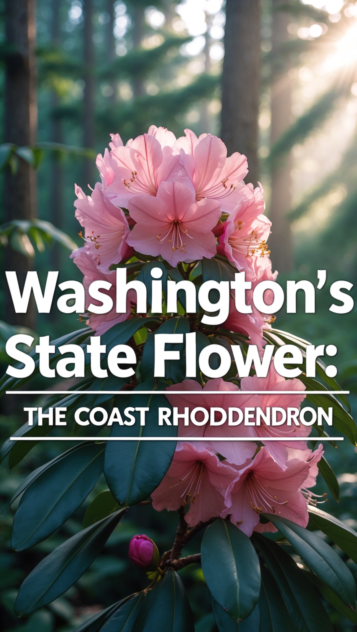 Discover the Beauty of Washington State’s Flower: The Coast Rhododendron