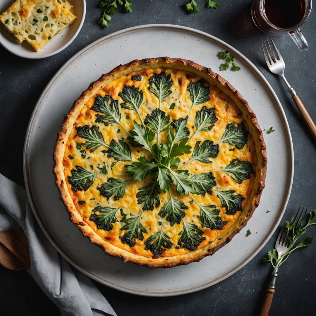 Craving something delicious and different Whip up this mouthwatering Cardoon and Parmesan Frittata – a perfect blend of creamy, savory goodness!