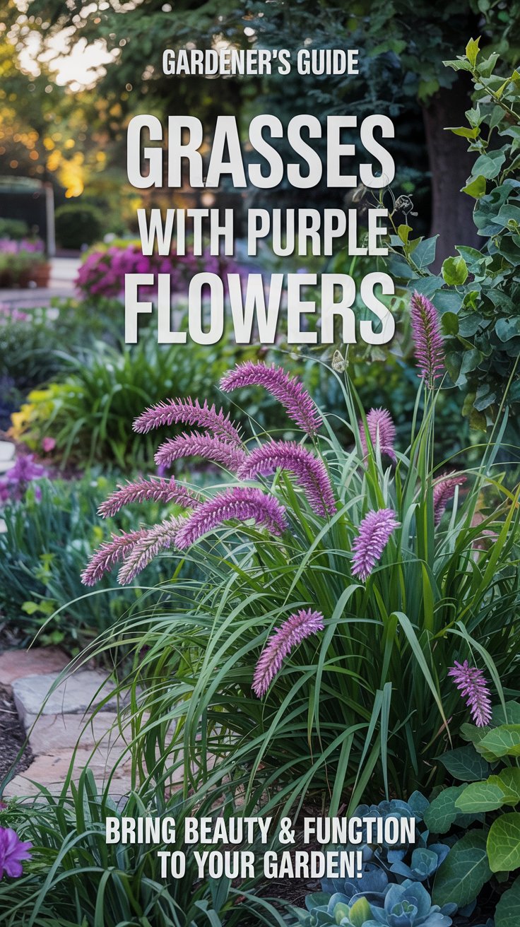 Grasses With Purple Flowers A Gardener’s Guide to Beauty and Practicality