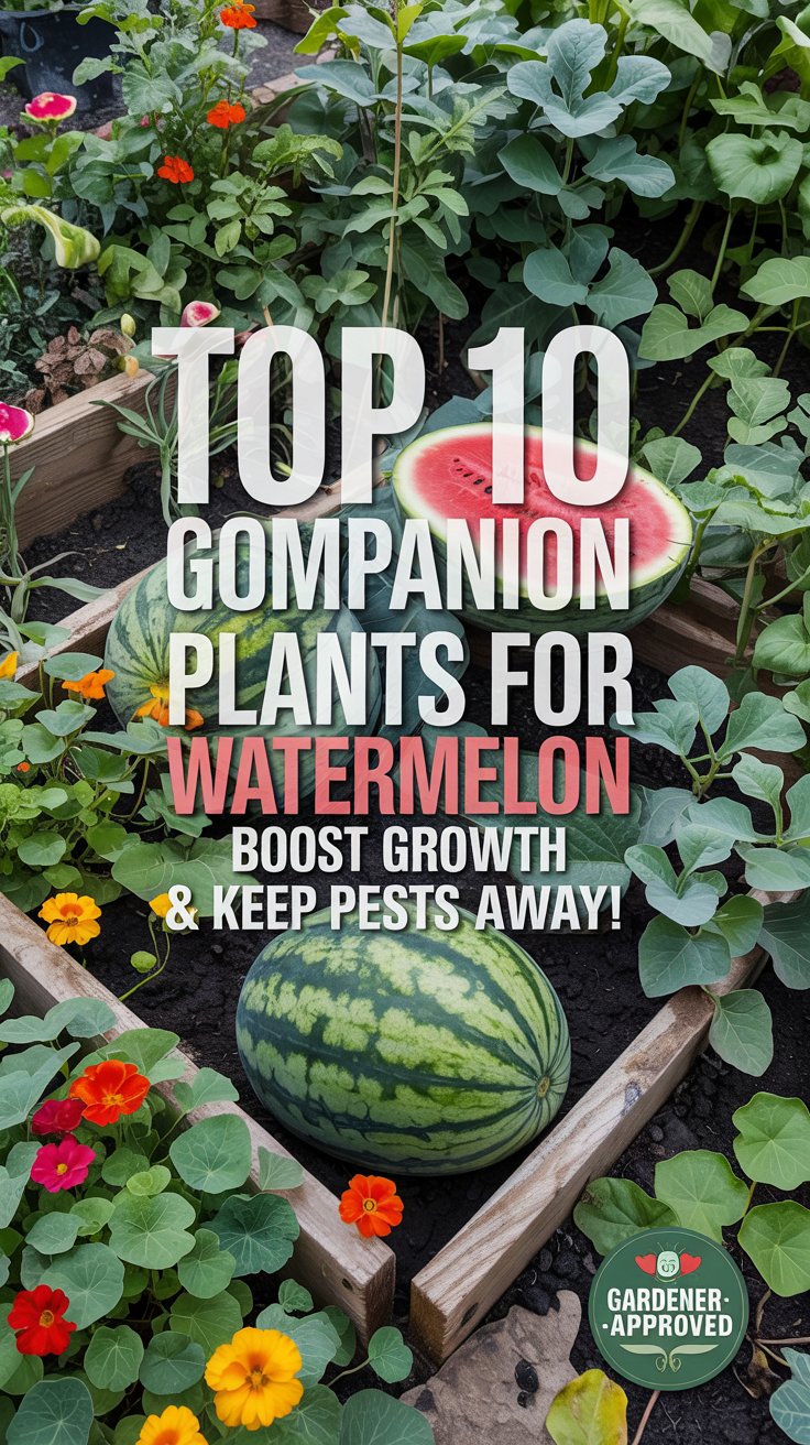 10 Best Companion Plants for Watermelon to Boost Growth & Flavor