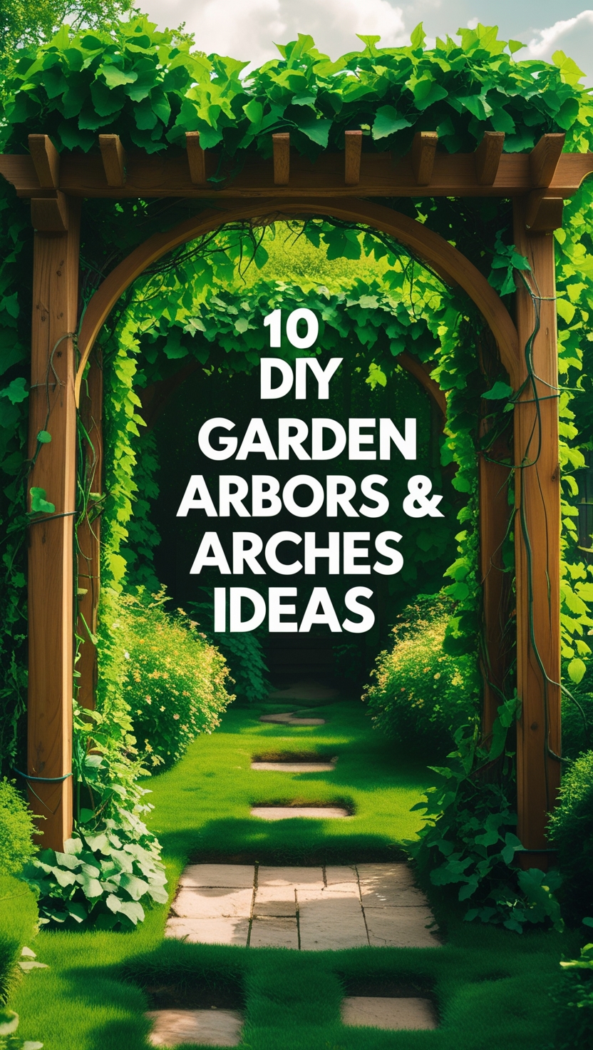 10 Creative DIY Garden Arbors & Arches Ideas for Your Backyard
