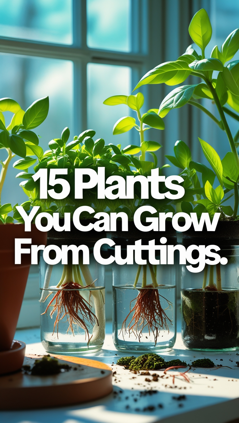 15 Plants You Can Grow From Cuttings