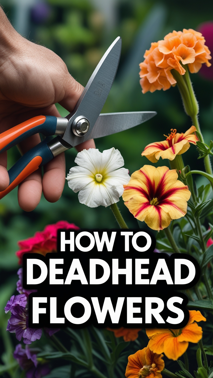 How To Deadhead Flowers