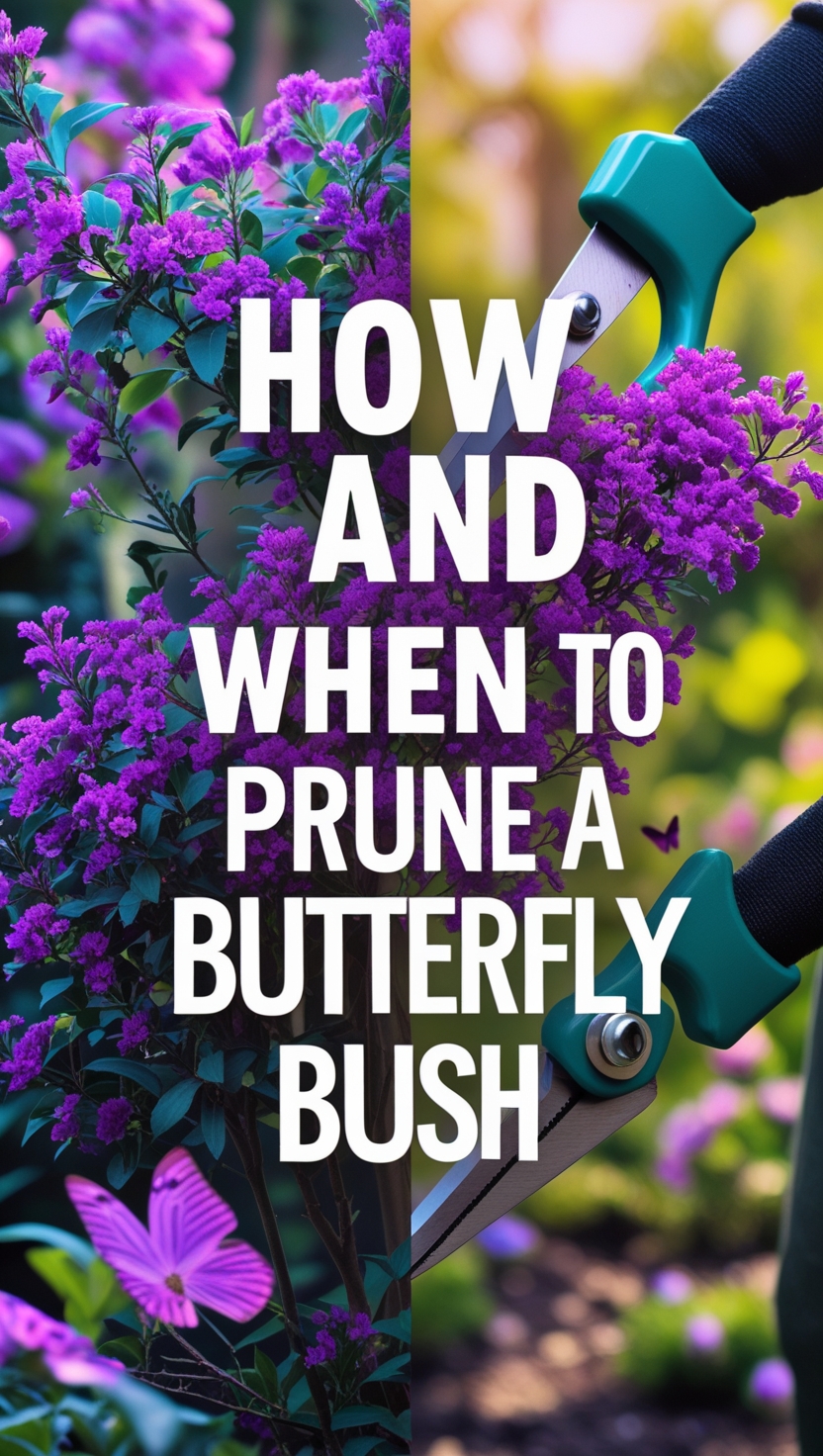 How and When to Prune a Butterfly Bush