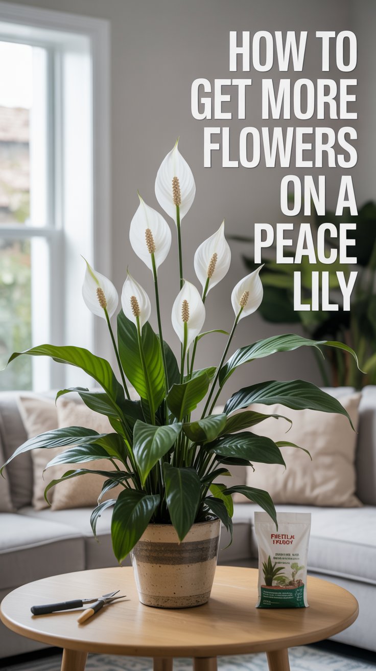 How to Get More Flowers on a Peace Lily
