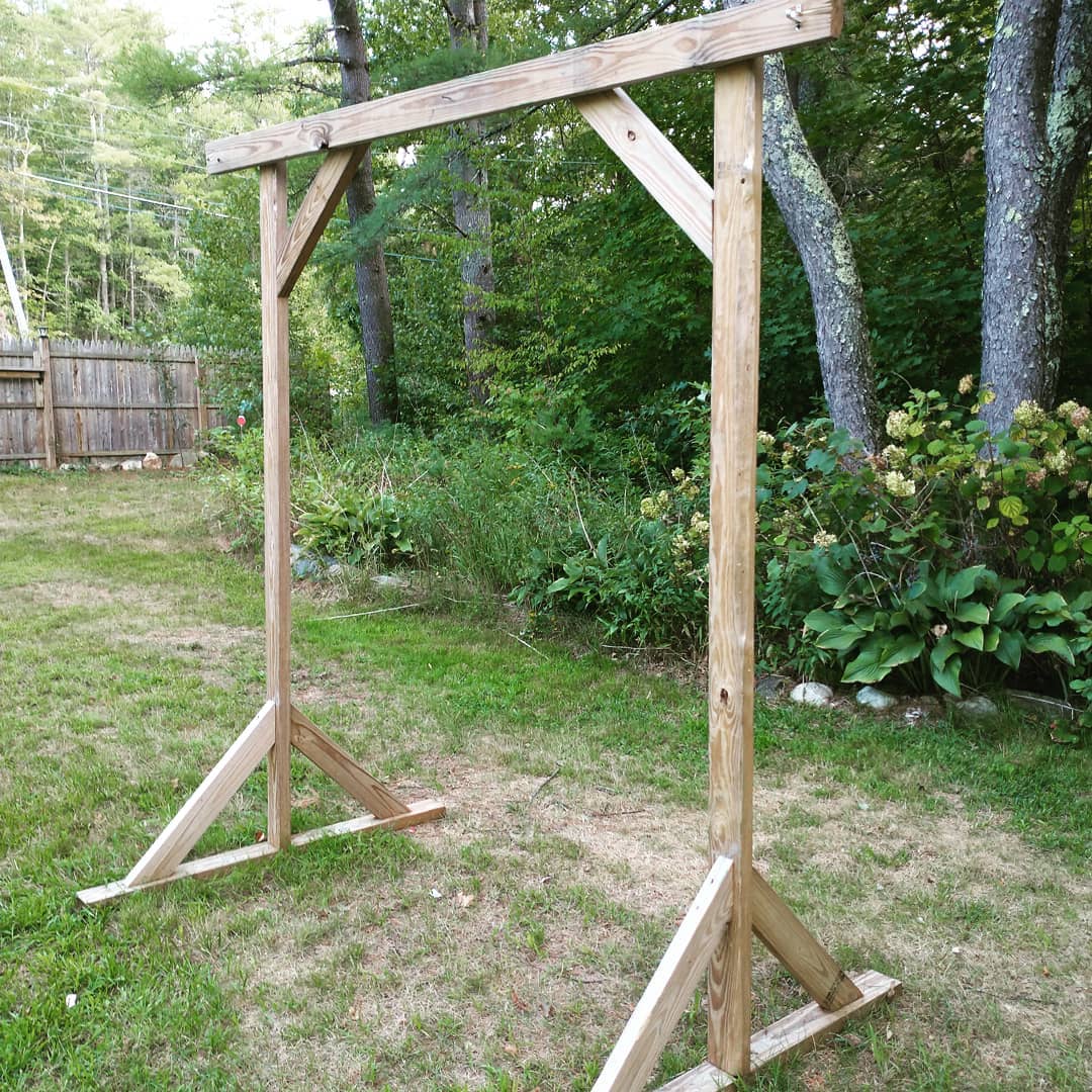 Rustic Wooden Arbor