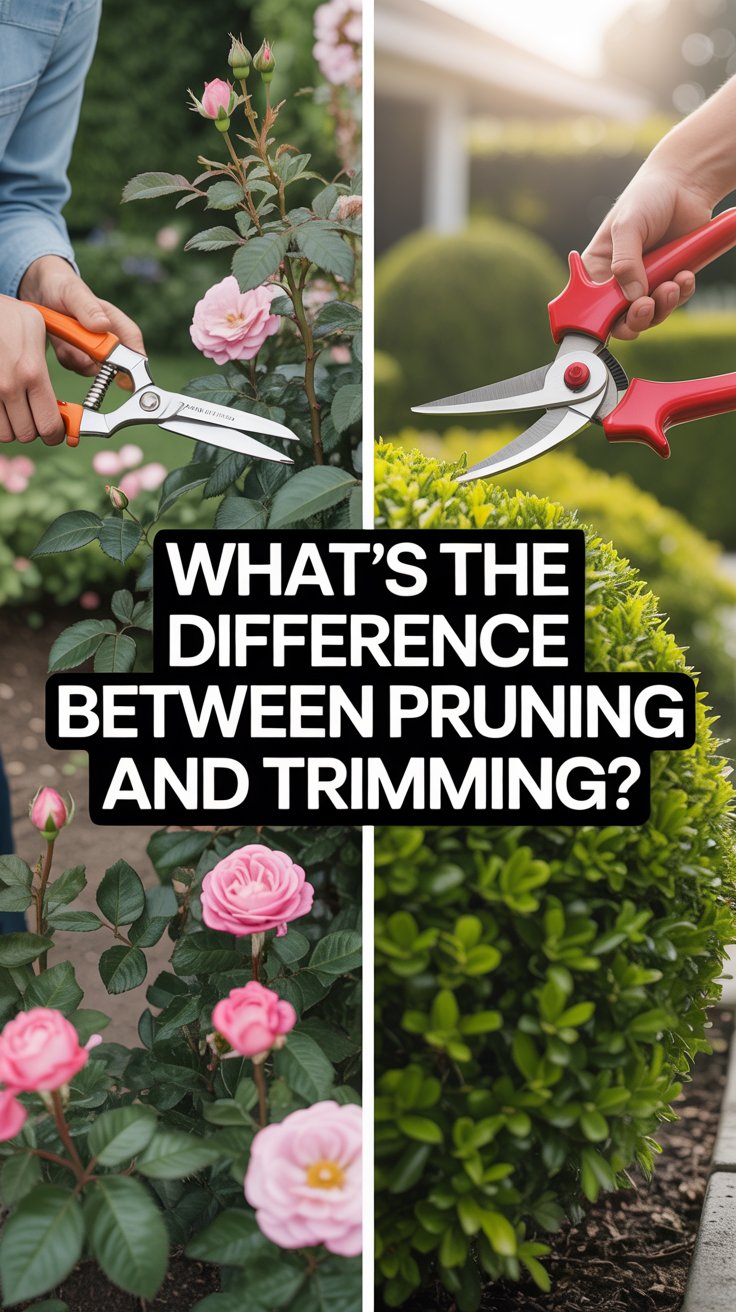What’s the Difference Between Pruning and Trimming