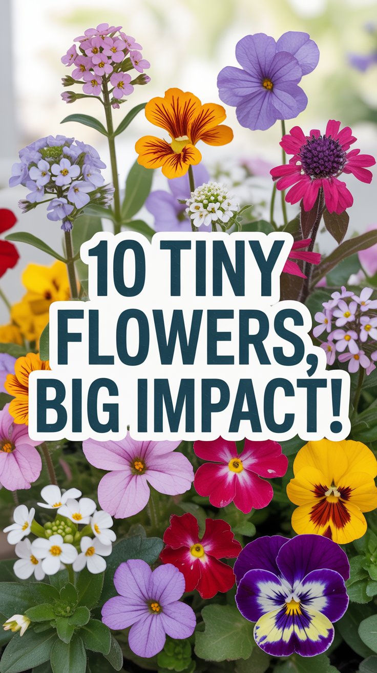 Small but Mighty: 10 Fast-Growing Tiny Flowers That Bring Big Color to Any Garden