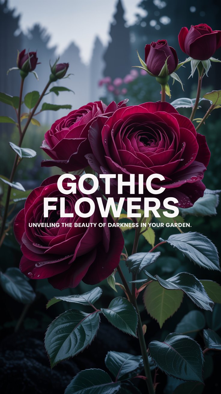 Gothic Flowers: Unveiling the Beauty of Darkness in Your Garden