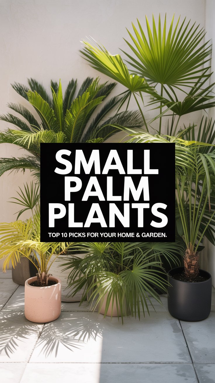 The Best 10 Small Palm Plants for Your Home and Garden
