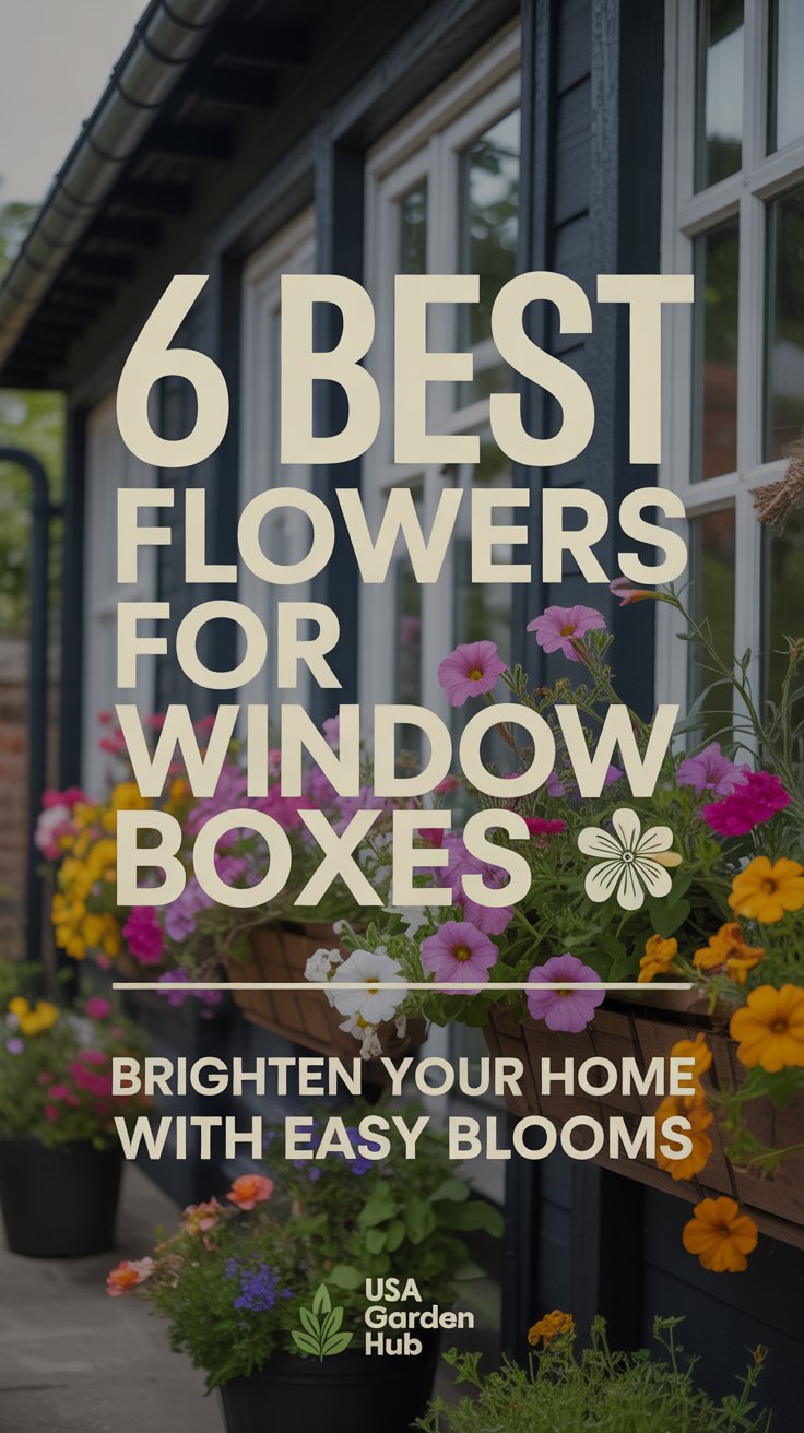 6 Best Flowers for Window Boxes to Brighten Your Home