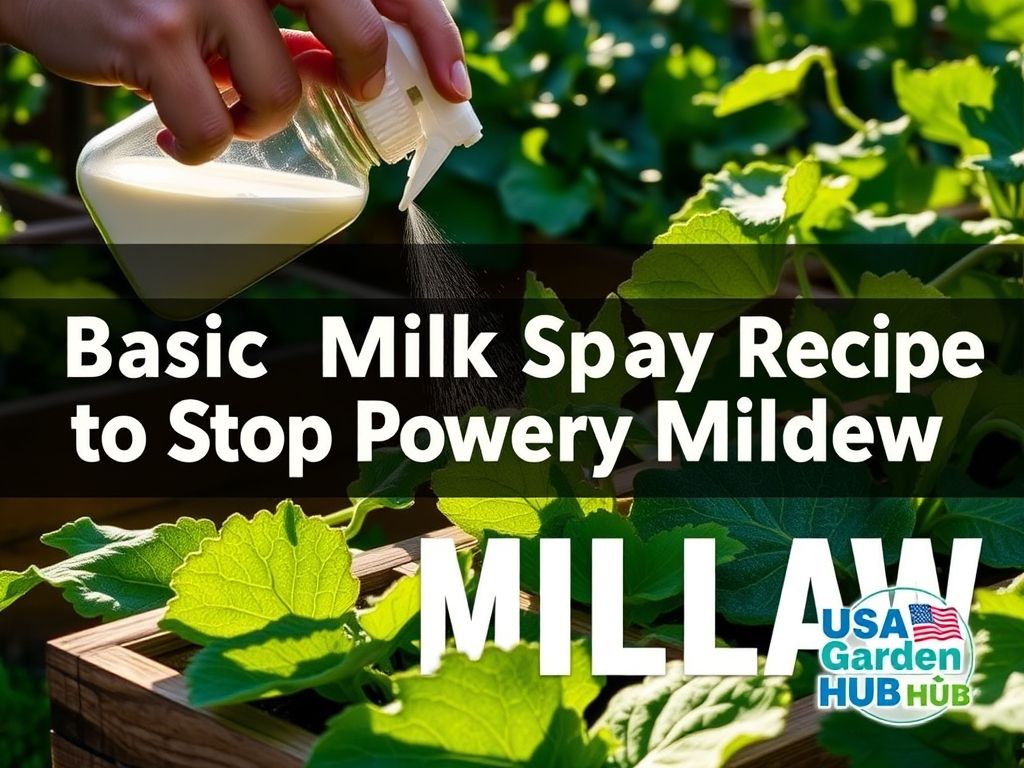1. Basic Milk Spray Recipe