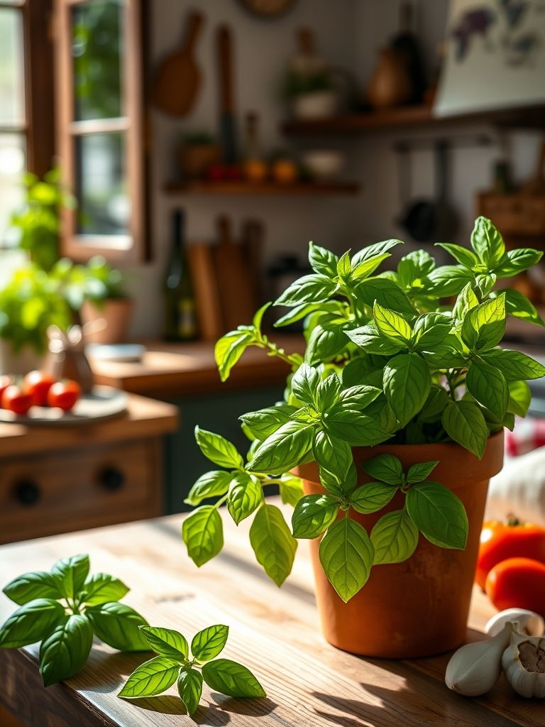 1. The Flavor Powerhouse Basil (Ocimum basilicum)