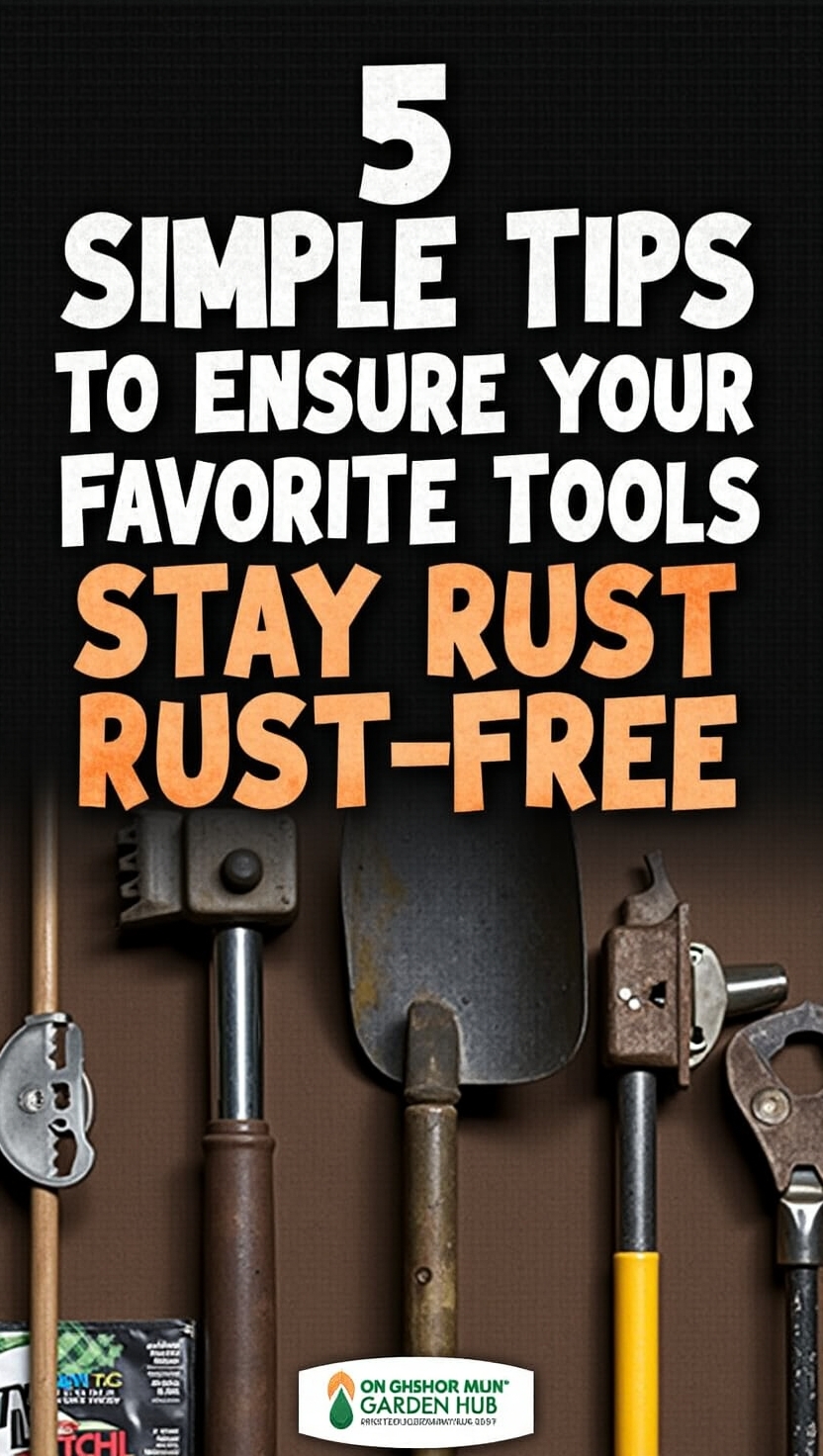 5 Simple Tips to Ensure Your Favorite Tools Stay Rust-Free