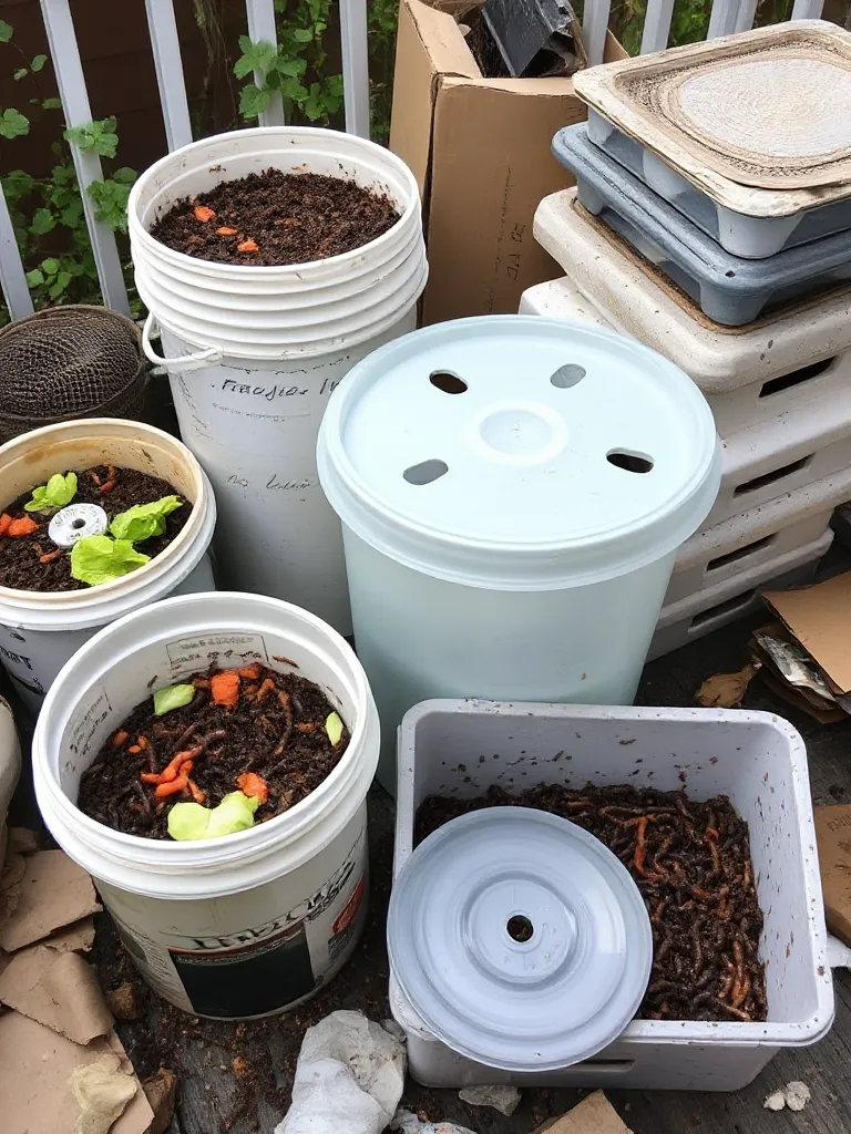How to Make a Worm Farm for Free Using Recycled Materials
