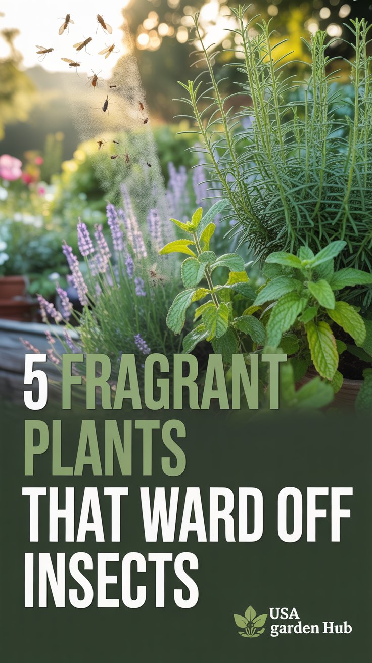 5 Fragrant Plants That Ward Off Insects
