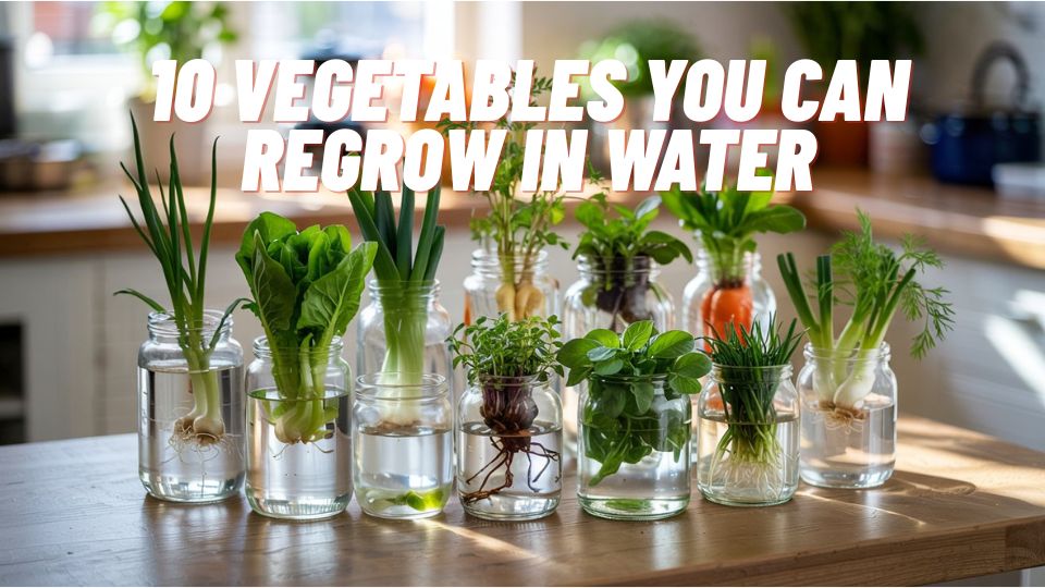 10 Vegetables You Can Regrow in Water