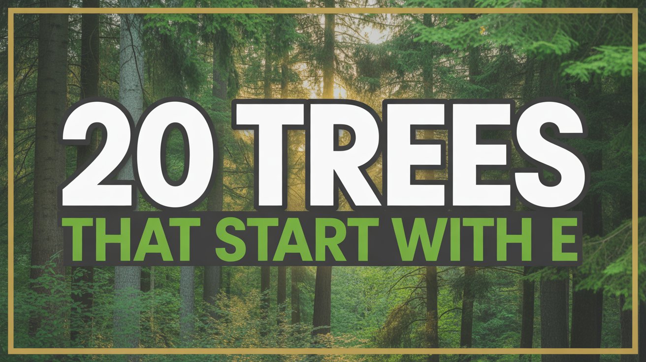 20 Trees That Start with E