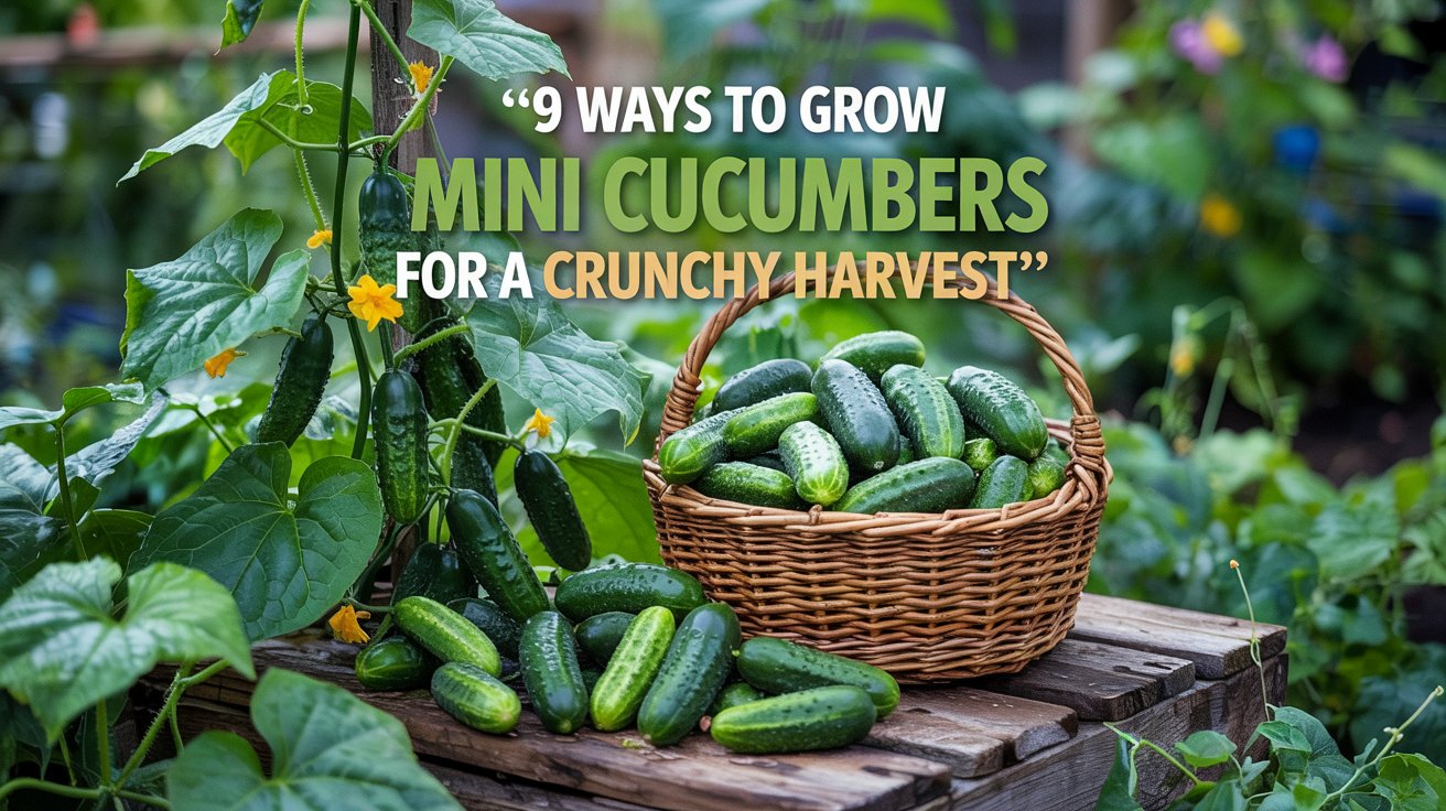 9 Ways to Grow Mini Cucumbers for a Crunchy Harvest
