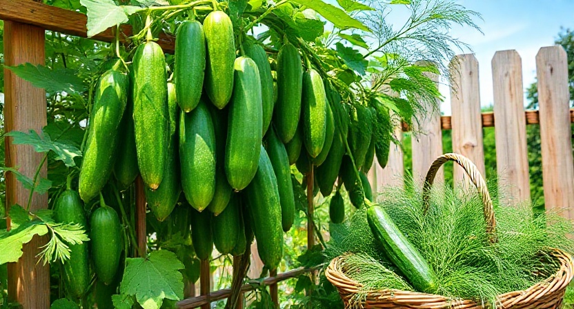 Cucumbers and Dill: Flavorful Friends