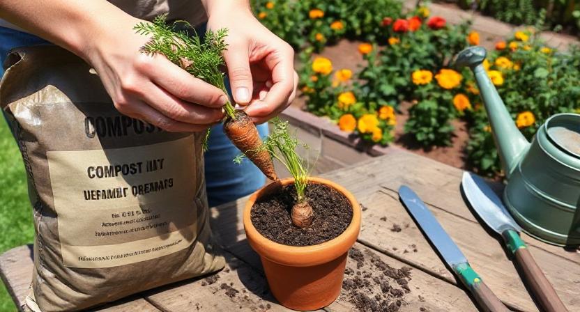 Transplant to Soil (For Greens, Seeds, or Root Attempts)