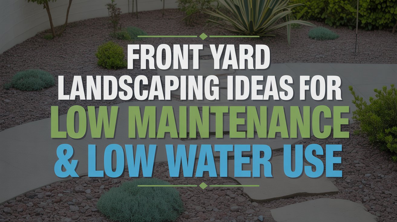 Front Yard Landscaping Ideas for Low Maintenance & Low Water Use