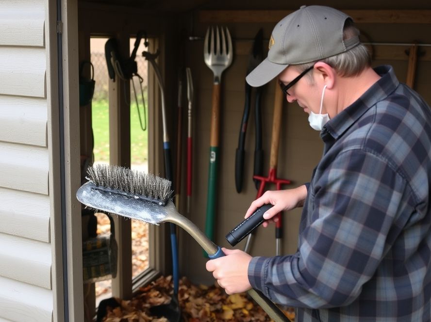 Clean and Store Garden Tools
