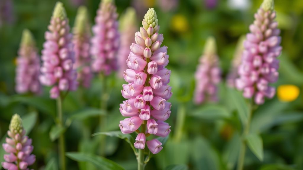 Lupines flower