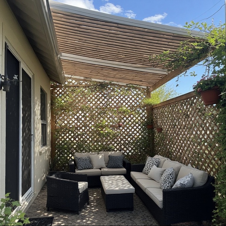 Lattice Panel Cover Patio Cover Ideas