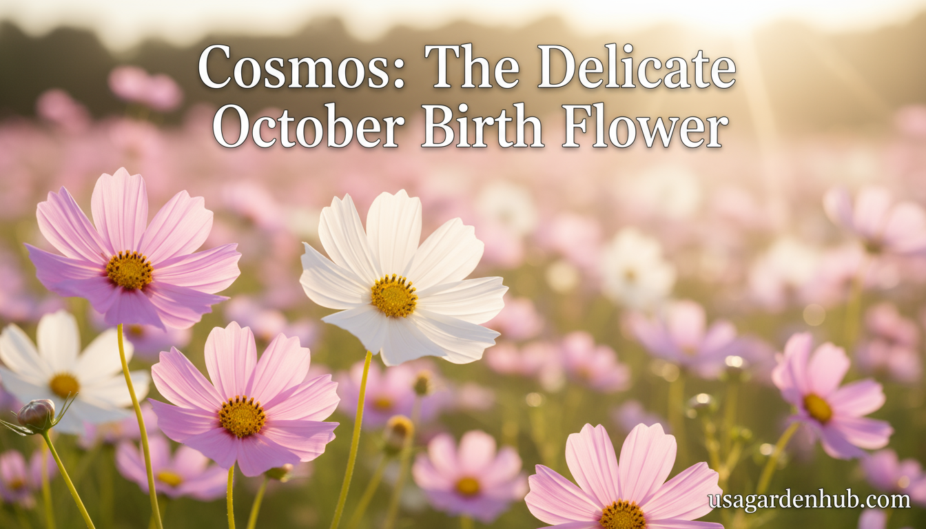 Cosmos: The Delicate October Birth Flower
