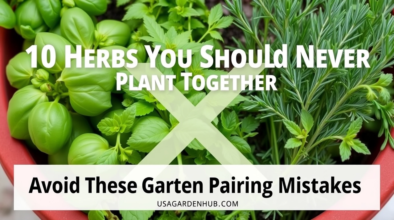 10 Herbs You Should Never Plant Together