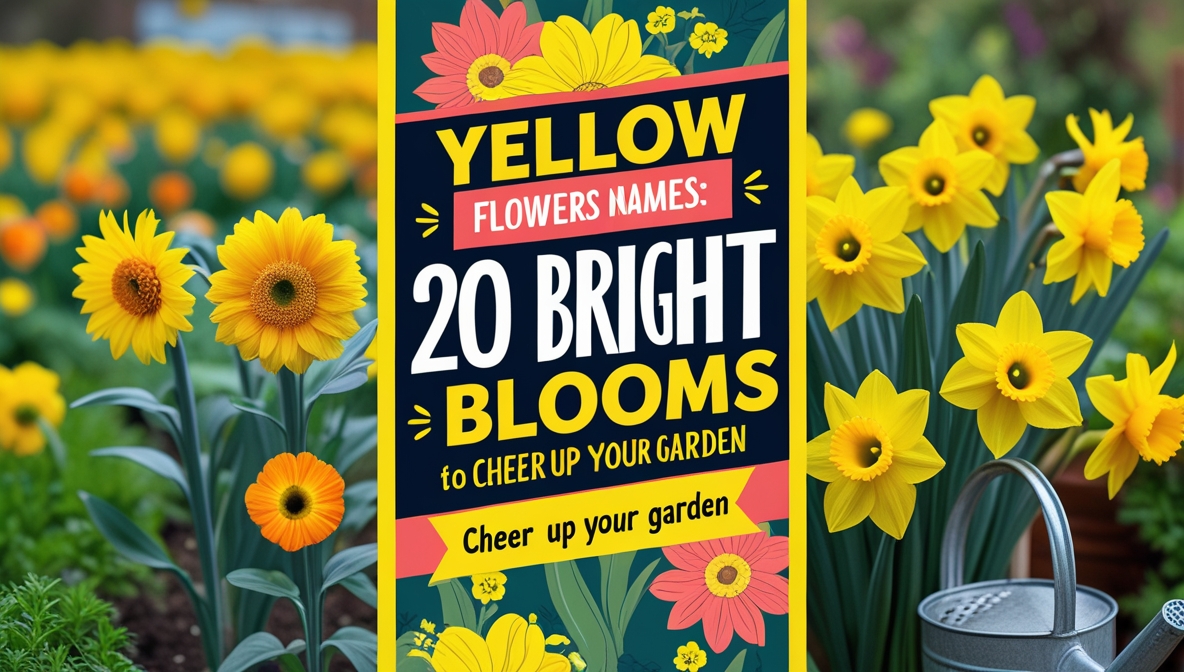 Yellow Flowers Names: 20 Bright Blooms to Cheer Up Your Garden