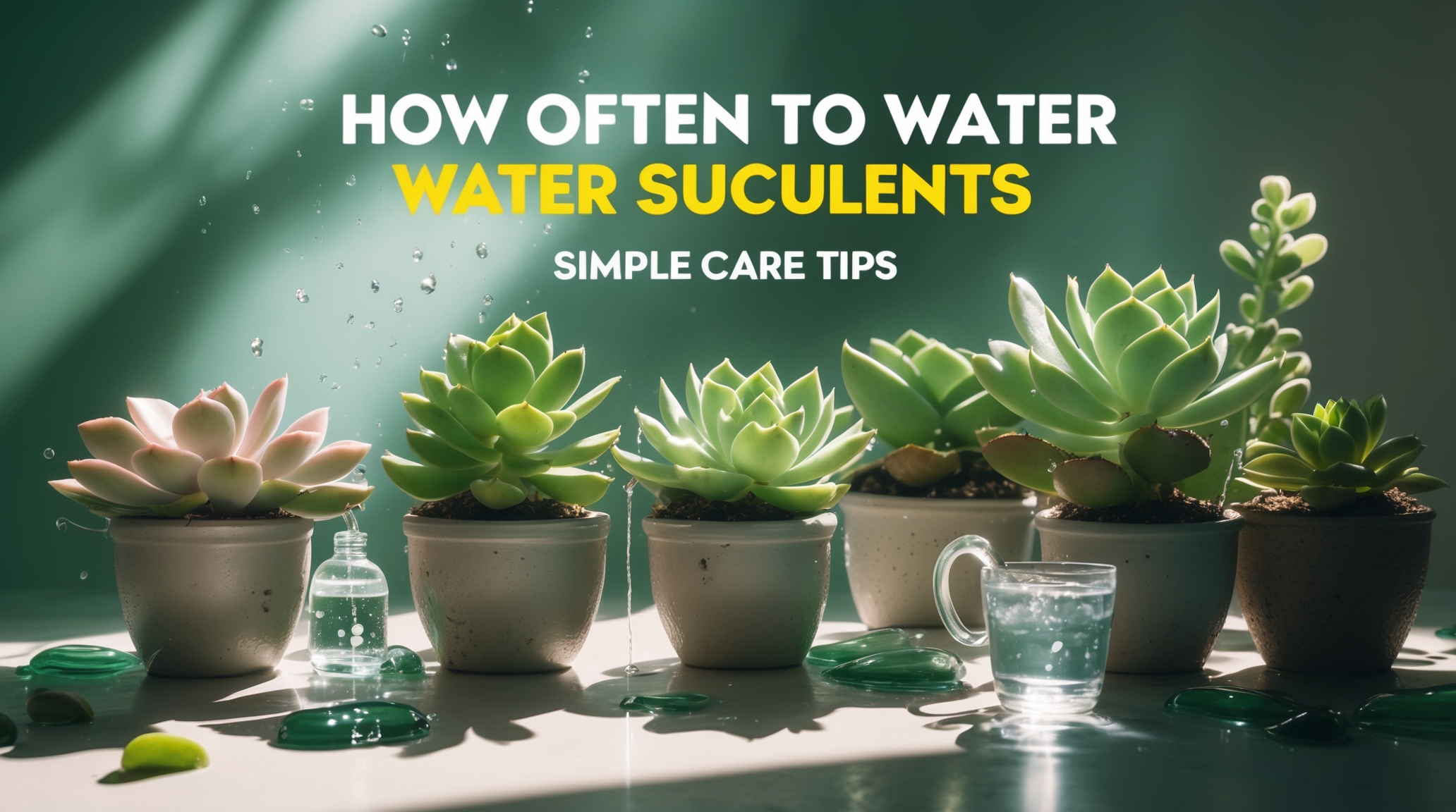 How Often to Water Succulents