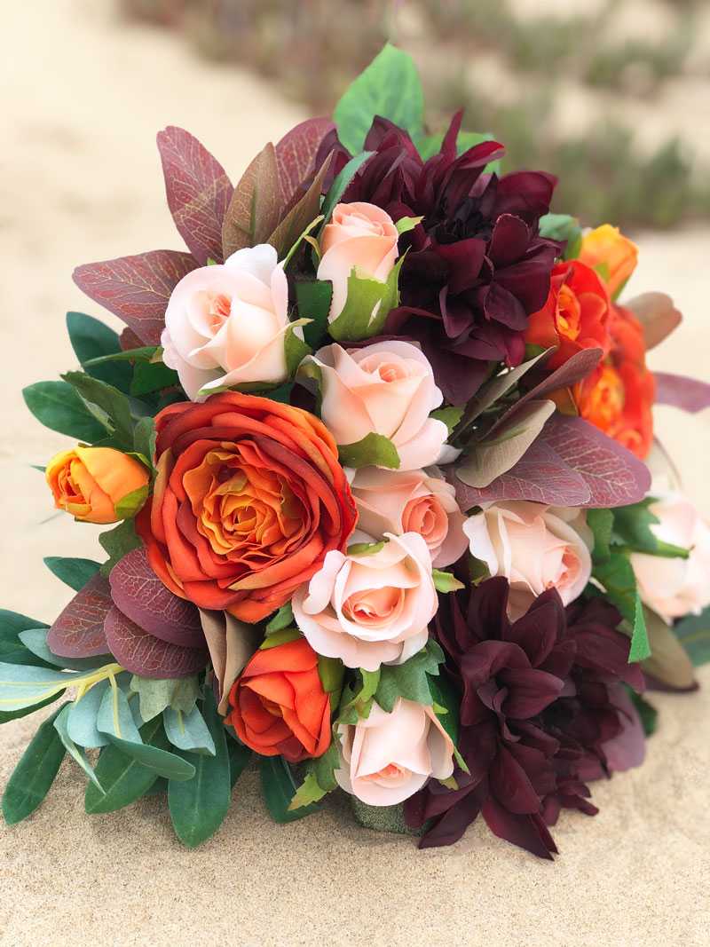 Rose Autumn Wedding Flowers