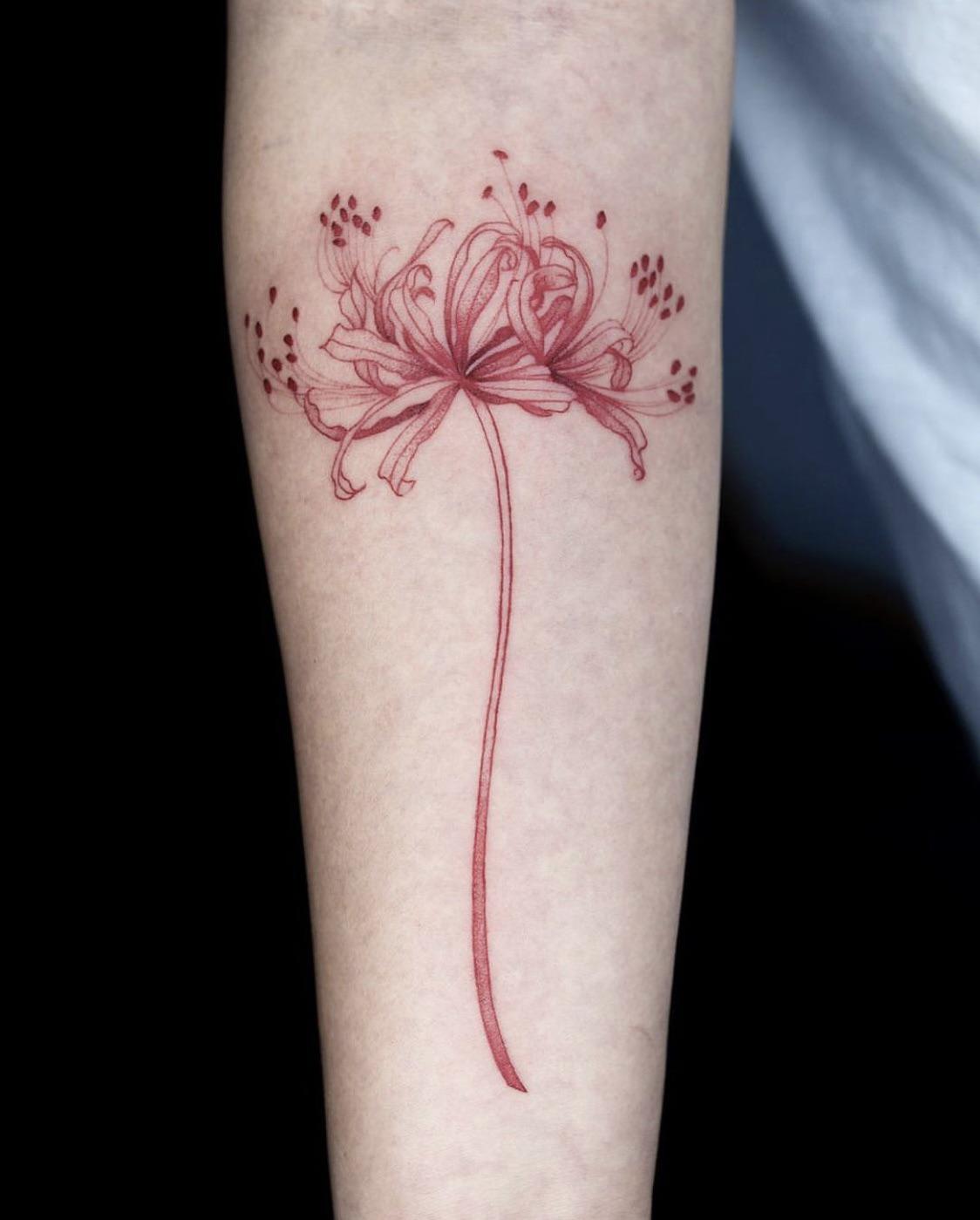 Spider Lily Tattoo