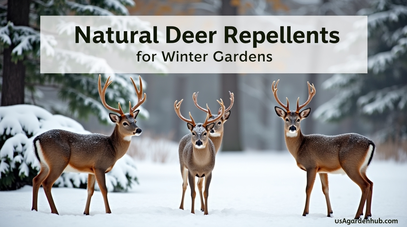 Natural Deer Repellents for Winter Gardens