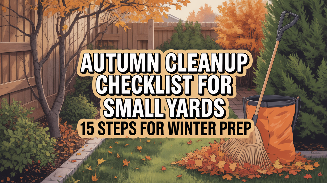 Autumn Cleanup Checklist for Small Yards: 15 Steps for Winter Prep