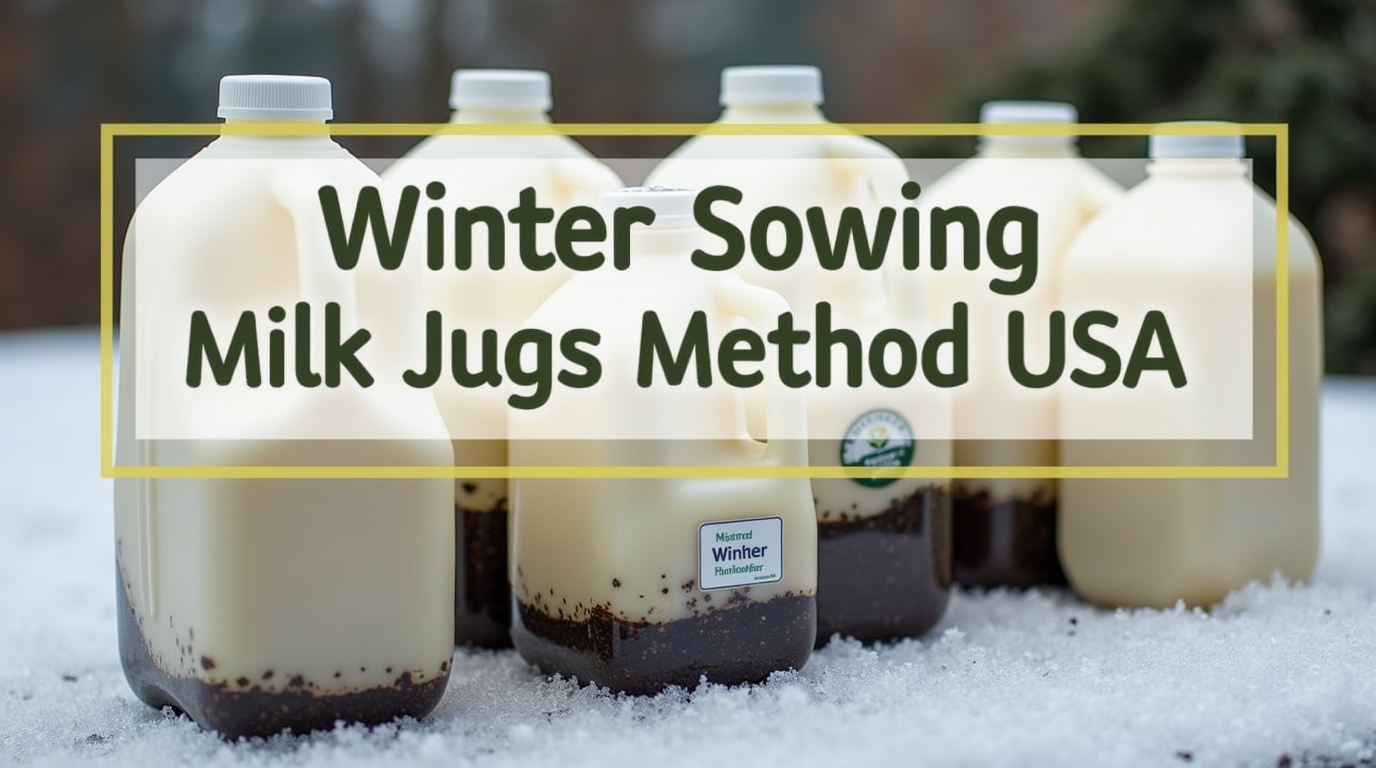 Winter Sowing Milk Jugs Method USA