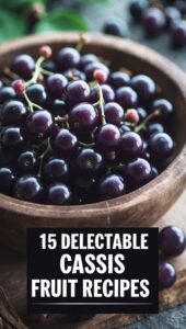15 Delectable Cassis Fruit Recipes to Savor Year-Round