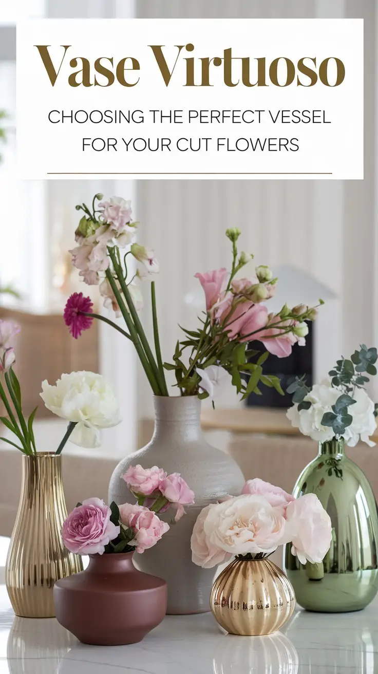 Vase Virtuoso : Choosing the Perfect Vessel for Your Cut Flowers