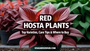Red Hosta Plants: Varieties, Care, and Where to Buy
