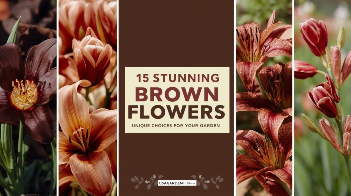 15 Stunning Brown Flowers for Your Garden