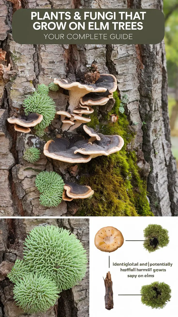 A Complete Guide to Plants and Fungi That Grow on Elm Trees