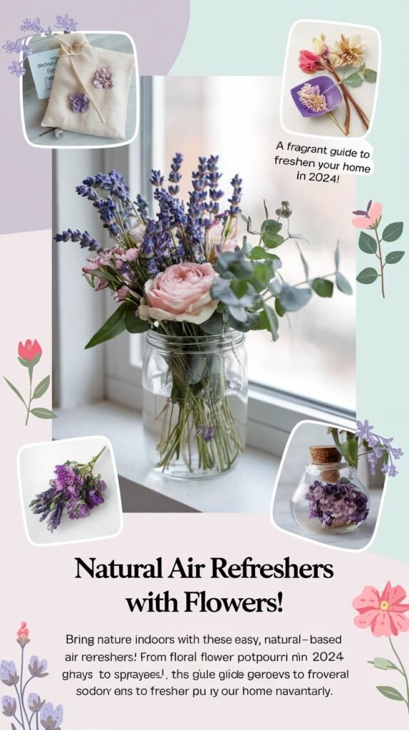 Natural Air Refreshers with Flowers : A Fragrant Guide to Freshen Your Home (2024 Edition)