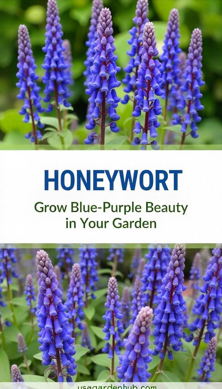 Honeywort Growing Nature's Blue-Purple Beauty in Your Garden