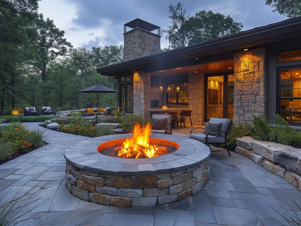 Cozy Fire Pit Area